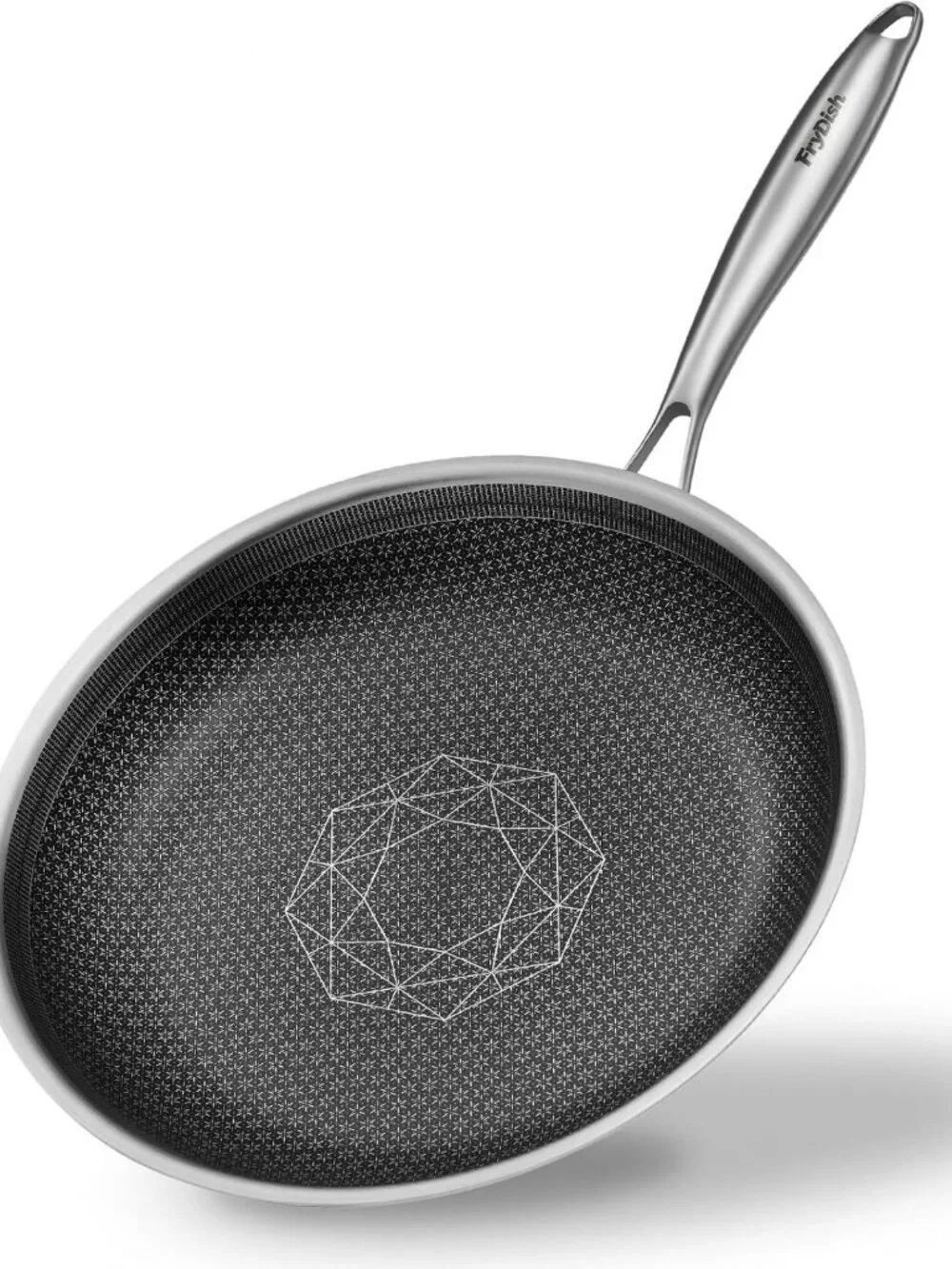 8-Inch Nonstick Frying Pan - Dishwasher & Oven Safe, Induction Ready, Stay-Cool